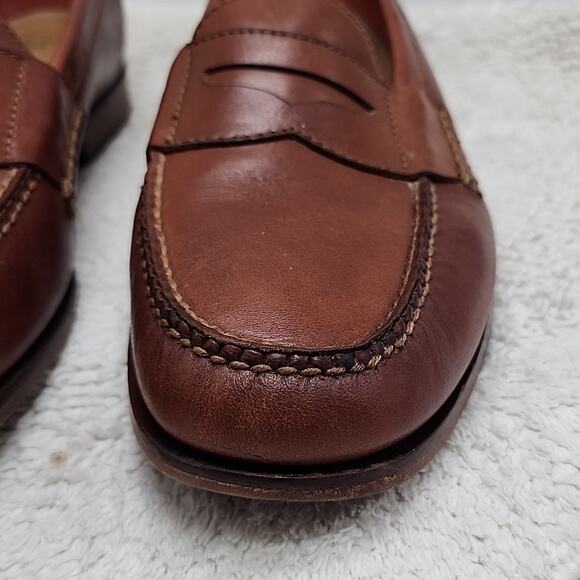 COLE HAAN STYLE: PINCH GRAND PENNY LOAFERS PAPAYA LEATHER MENS 11.0 VGUC ELEGANT main image 13